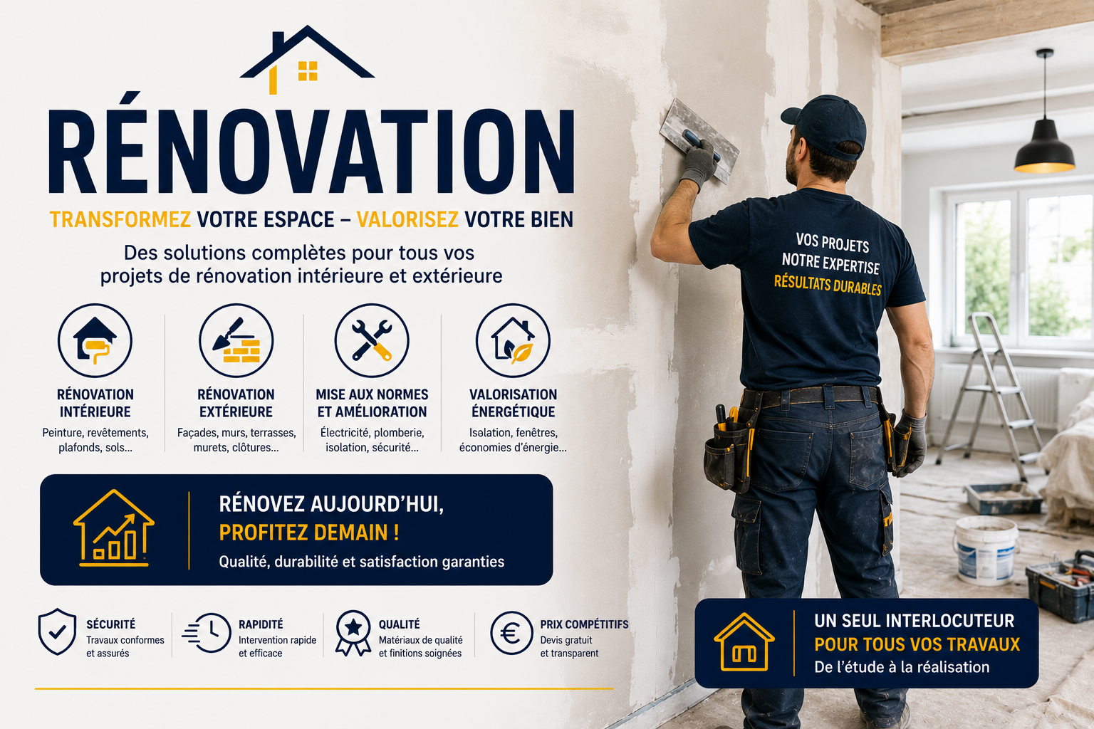 Rénovation en France : Trouvez une Entreprise de Rénovation Près de Chez Vous