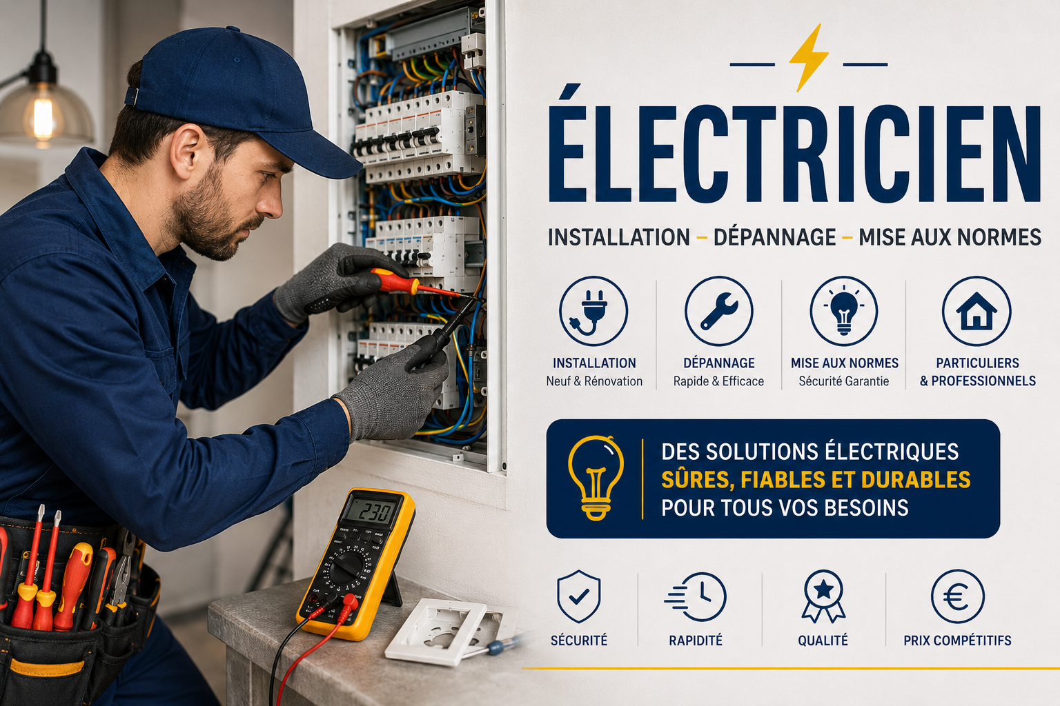 Électricien en France : Trouvez un Électricien Qualifié Près de Chez Vous