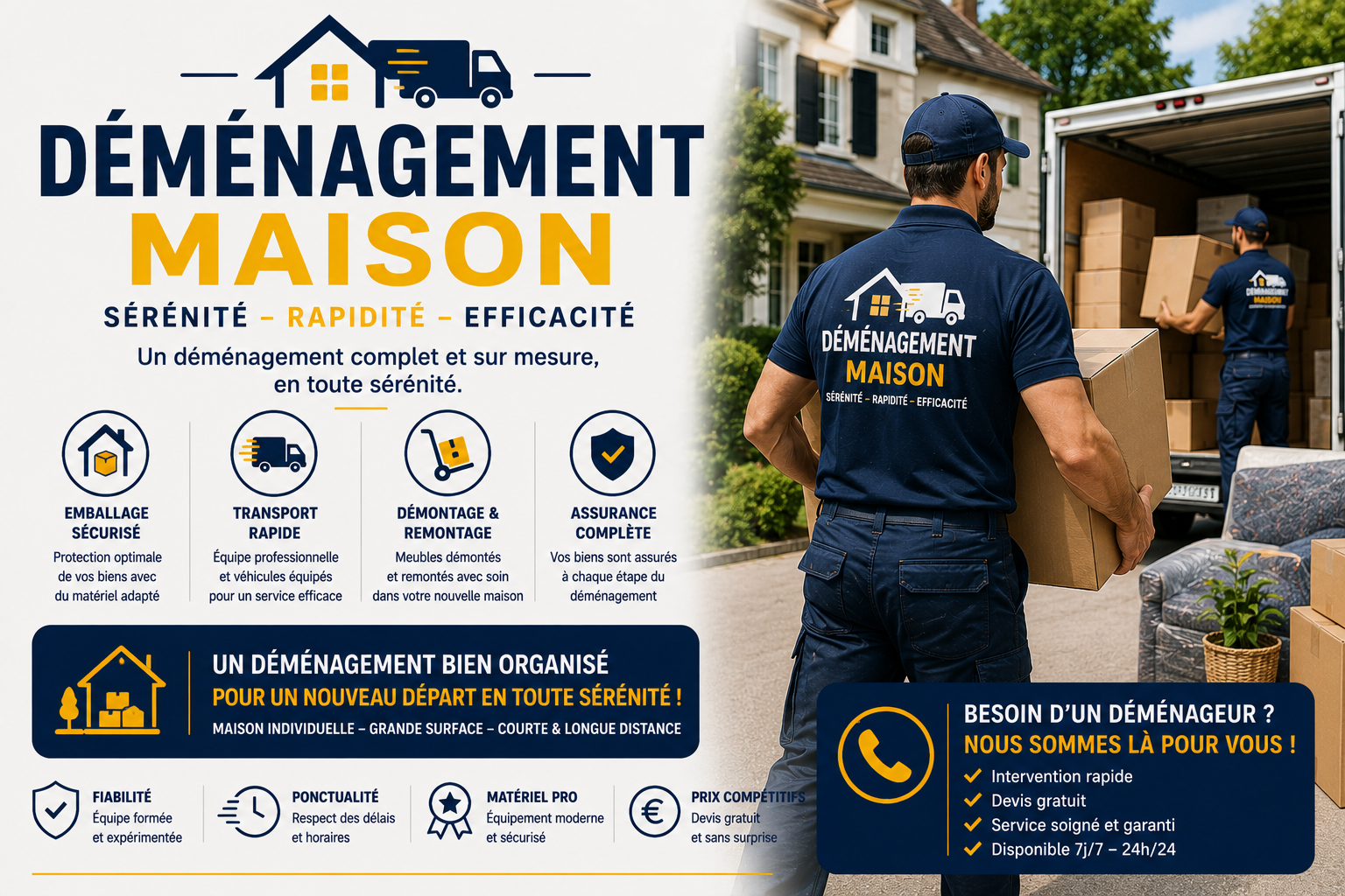 Déménagement Maison en France : Trouvez un Déménageur Près de Chez Vous