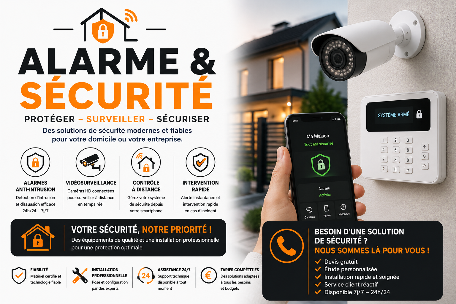 Alarme & Sécurité en France : Trouvez un Installateur Près de Chez Vous