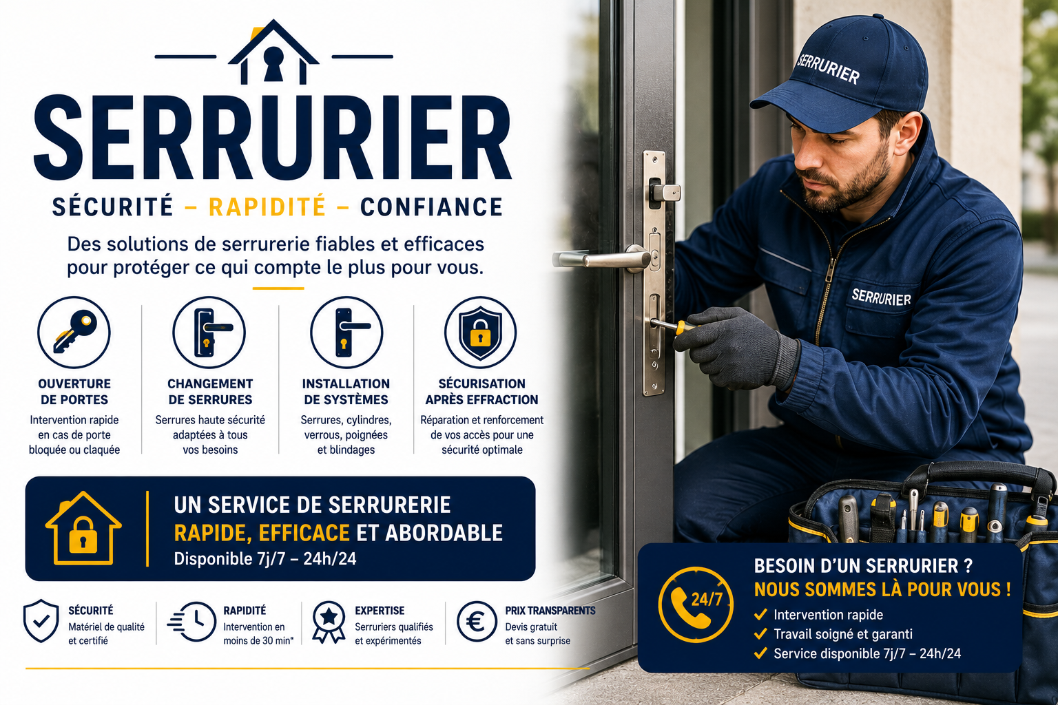 Serrurier en France : Trouvez un Serrurier Qualifié Près de Chez Vous