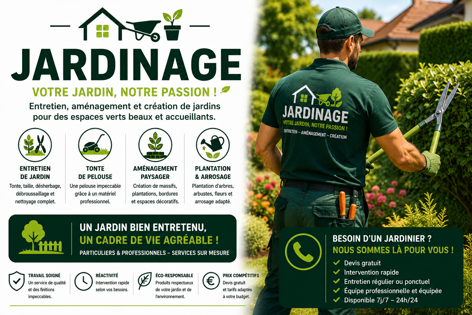 Jardinier en France : Trouvez un Jardinier Près de Chez Vous