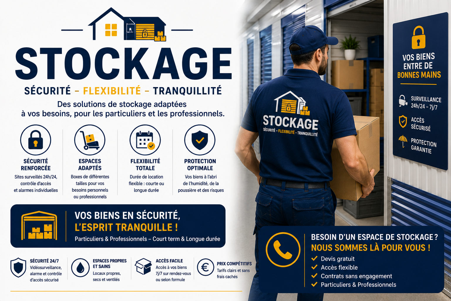 Stockage en France : Trouvez une Solution de Garde-Meuble Près de Chez Vous