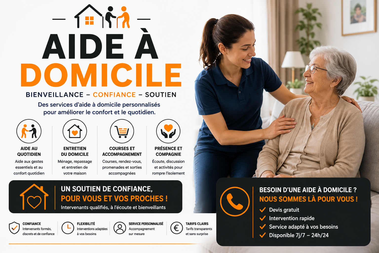 Aide à Domicile en France : Trouvez un Service Près de Chez Vous
